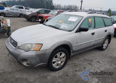 2005 Subaru Outback 2.5I z USA, uszkodzony, nr VIN 4S4BP61C257305512